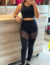 Imagem do CONJUNTO FITNESS TAMALI K2B DE CALÇA COM TELINHA PRETO