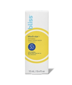 Bliss block star invisible daily sunscreen - comprar en línea