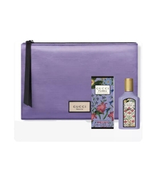 Gucci Flora pouch + perfume trial 5ml set