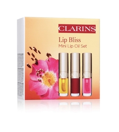 Clarins lip comfort hydrating oil trio set