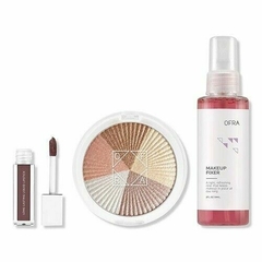 Ofra Cosmetics 3pc Set (liquid lip+highlighter+makeup fixer)