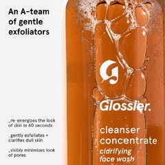 Glossier Cleanser Concentrate AHA Clarifying and Exfoliating Face Wash en internet