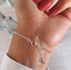 PULSERA BALI REGULABLE (PLATA 925+NACAR) - comprar online