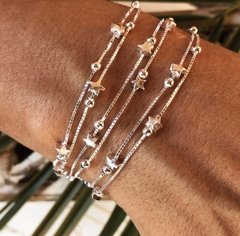 PULSERA ESTRELLAS (PLATA 925)