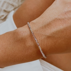 PULSERA FLASH VIOLET (PLATA 925)