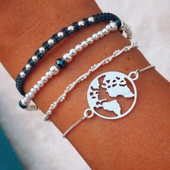 PULSERA WANDERLUST (PLATA 925)