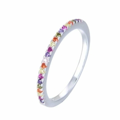 ANILLO FINO MULTICOLOR (PLATA 925)