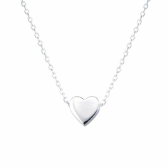 COLGANTE CORAZON LISO (PLATA 925)