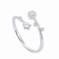 ANILLO GALAXIA REGULABLE (PLATA 925)