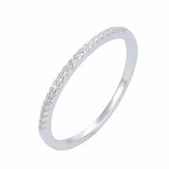 ANILLO FINO CRISTAL (PLATA 925)