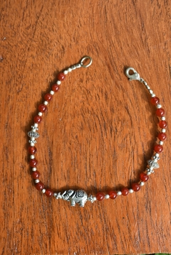 Pulsera de ágata cornalina