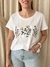 Remera Bordada Flowers