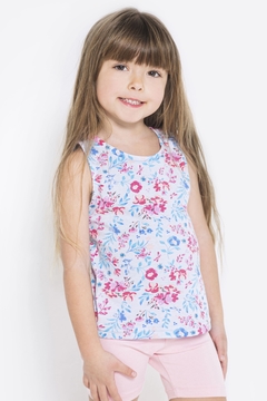 Musculosa estampada Flowers (ART 1310)