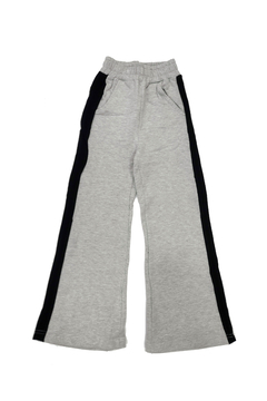 Jogging combinado ancho - Gris