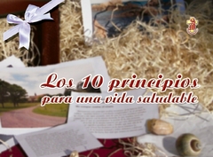 LIBRO TARJETA 15 LOS 10 PRINCIPIOS PARA UNA VIDA SALUDABLE