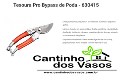 Tesoura Pro Bypass de Poda - 630415