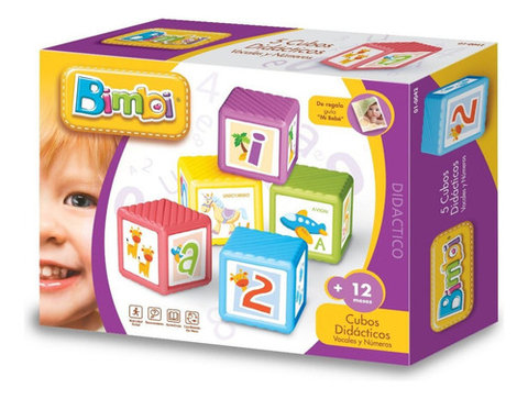 Cubos Apilables X5 unidades - Bimbi