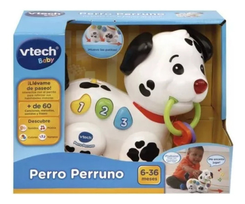 Perro Perruno didáctico de arrastre- Vtech