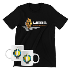 Webb Space Telescope - Kit = 1 Camiseta Básica + 1 Caneca