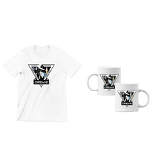 CREW 2 - Kit 3 = 1 Camiseta Básica Unissex + 1 Caneca - comprar online