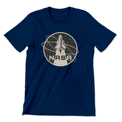 Infantil tam. 0 ao 8 e Juvenil 10 ao 16 - Camiseta NASA Lançamento Patch