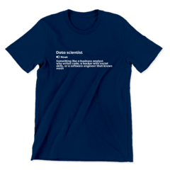 Camiseta - Data Scientist definição - loja online