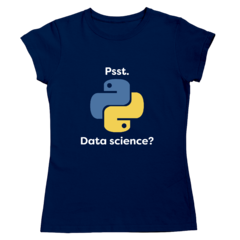 Camiseta - Psst, data science - loja online