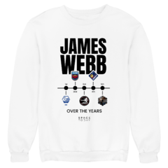 Moletom Blusão - James Webb Over The Years na internet