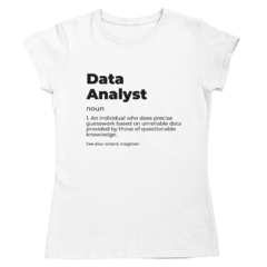 Camiseta - Data Analyst Dictionary - SPACE TODAY STORE