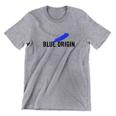 Camiseta Básica Unissex/Babylook - Blue origin - Logo - loja online