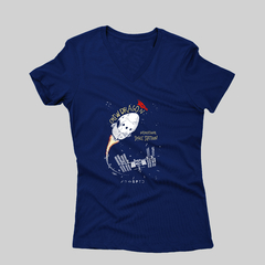 Camiseta Gola V Crew Dragon International Space Station - SPACE TODAY STORE