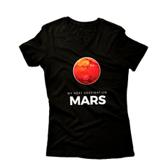 Camiseta Gola V My Next Destination: Mars na internet