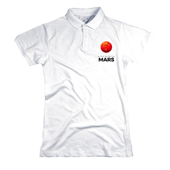 Camisa Polo My Next Destination: Mars - SPACE TODAY STORE