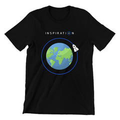 Camiseta Inspiration-4 Crew Dragon na internet
