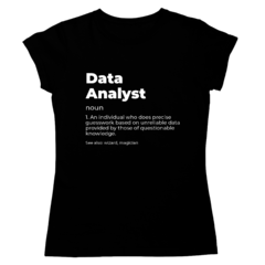 Camiseta - Data Analyst Dictionary - comprar online