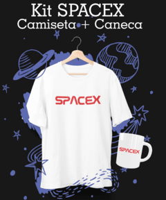 Kit Camiseta + Caneca SPACEX