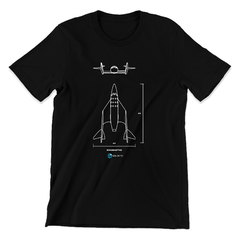 Camiseta Virgin Galactic - VSS Unity Unissex ou Baby Look - loja online
