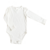 Body Cauquén off white,  de algodón con volado en sisa y puño
