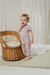 Bebé con conjunto de panal lila: body Loto y Calza Bacopa