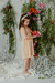 Nena con vestido Amapola beige