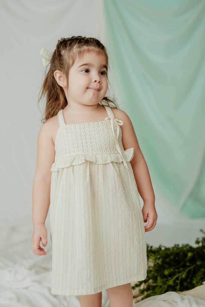 Vestido de broderie para nena sale