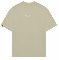 CAMISETA THUG NINE - OVERSIZED BOLD PUFF OFF WHITE