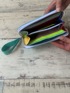 Billetera de cuero Rosi Verde - comprar online