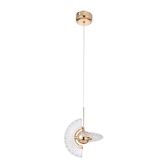 KIT 02 PENDENTE LED GOUD Ø18CM 4W 3000K DOURADO BRILHO NORDECOR 2415 - comprar online