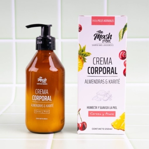 THE MASH STORE / CREMA CORPORAL PIEL NORMAL CEREZA Y ANANA