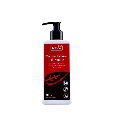 LAB CO / CREMA CORPORAL HIDRATANTE CON HIALURONICO, TE ROJO Y TEA TREE