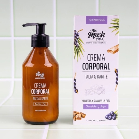 THE MASH STORE / CREMA CORPORAL PIEL SECA SANDALO Y ACAI