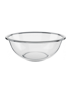 Bowl de vidrio para ensaladas medianas