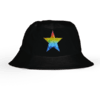 Chapeu Bucket Hat Estrela - Preto