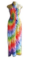 Vestido Longo Lastex Tie Dye 001 - comprar online